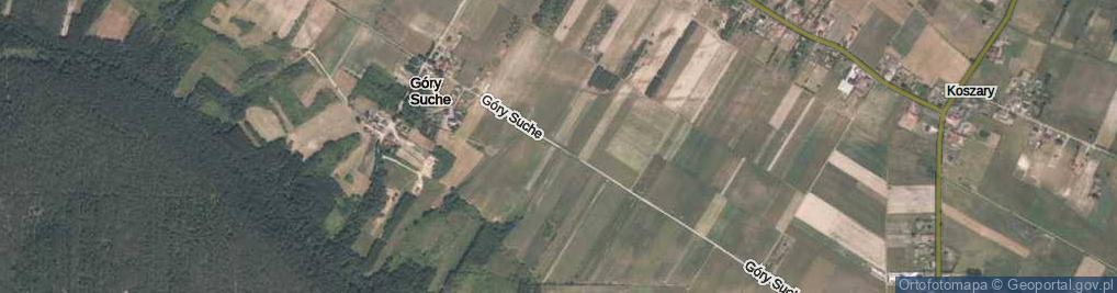 Zdjęcie satelitarne Góry Suche ul.